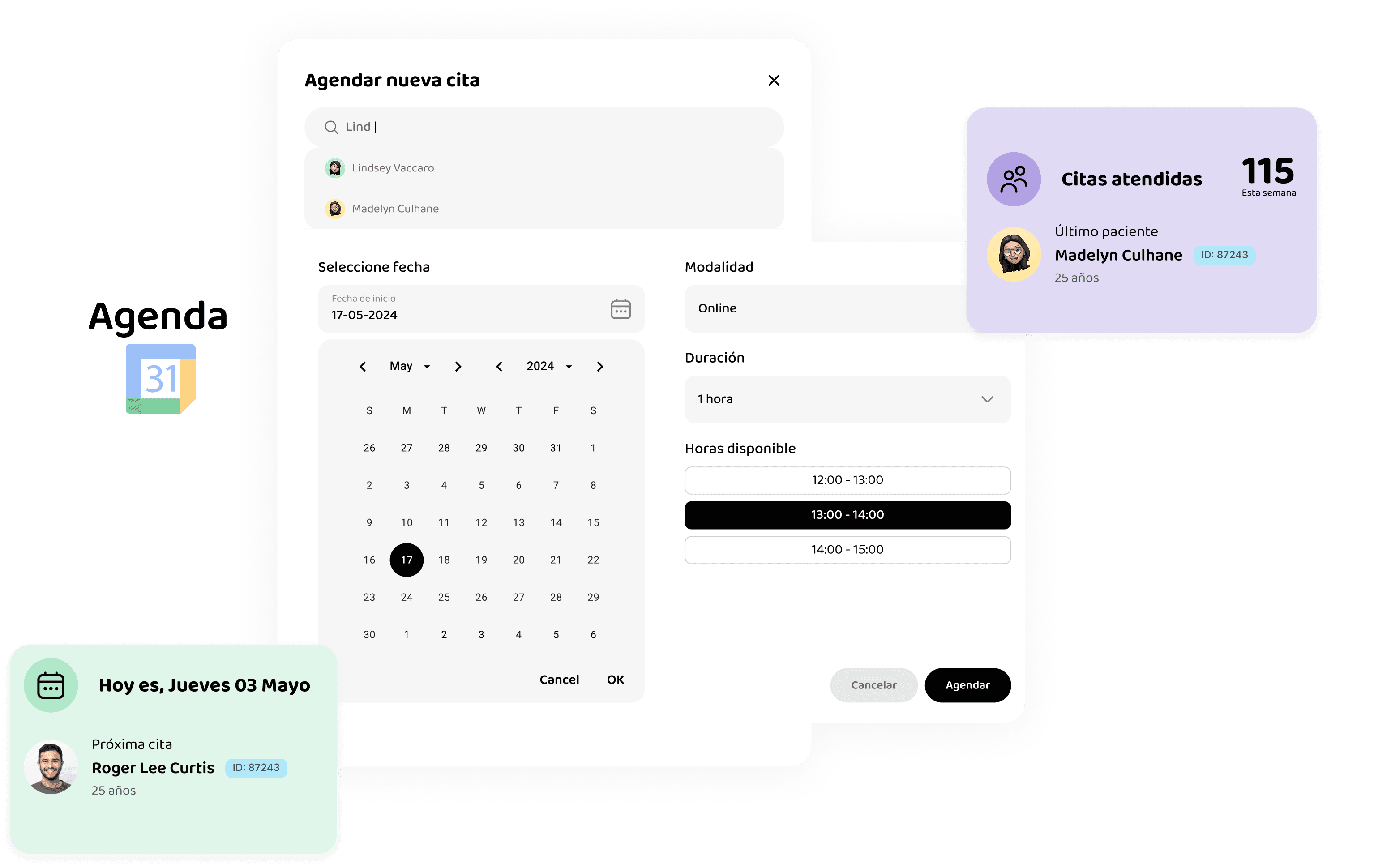 Agendamiento de citas simplificado